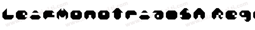 LeifMonoTrialSN Regular字体转换